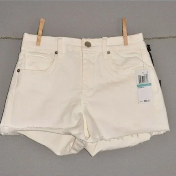 (B53) BlankNYC The Barrow Vintage High Rise Short, in Great White Size 27, NWT - Picture 3 of 8